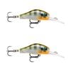 2x Rapala 4cm Shadow Rap Fat Jack Crankbait Fishing Lures - Blue Gill