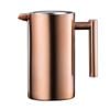 Barista Brillante Double Wall Coffee Press Copper 1l Mesh Baccarat
