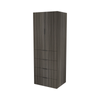 Lugna 2048 x 750 x 580mm Storm 3 Shelf 4 Drawers Double Door Storage Cabinet