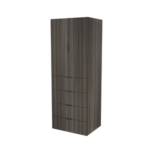 Lugna 2048 x 750 x 580mm Storm 3 Shelf 4 Drawers Double Door Storage Cabinet