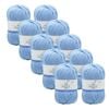10x Malli Light  Blue Blend Basic 100g Knitting/crochet Yarn Acrylic/poly