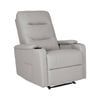 La Bella Grey Home Recliner Chair - PU Leather Sofa Lounge Armchair DAKOTA