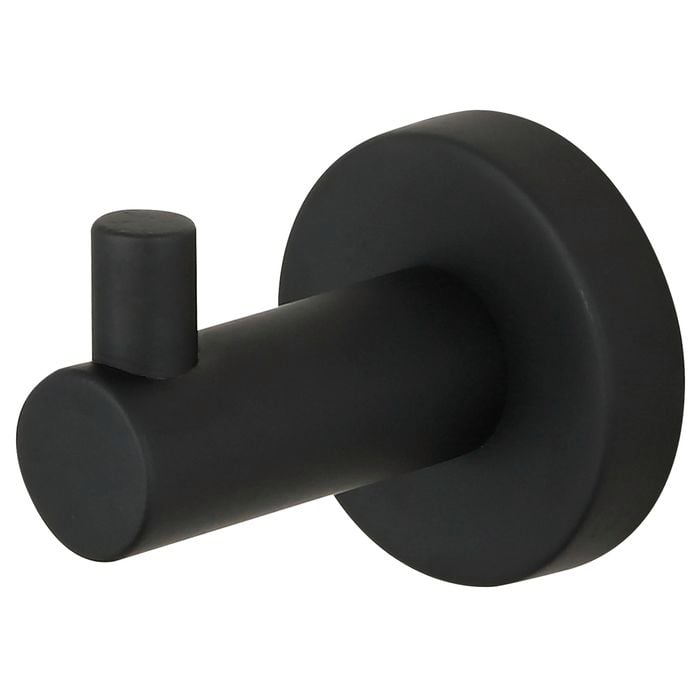 Mondella Matte Black Resonance Robe Hook