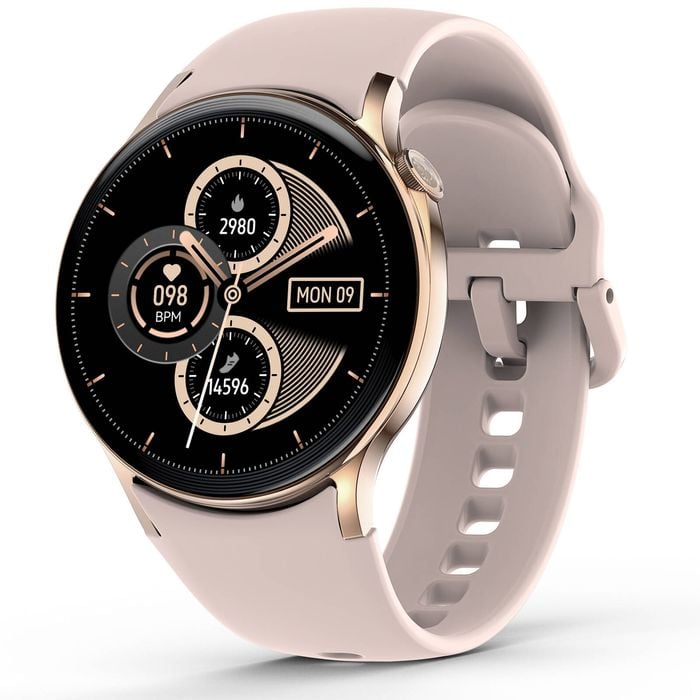 Bluetooth Smart Watch V5.3  Call Heart Rate Blood Pressure 1.43" Touch Screen - Pink