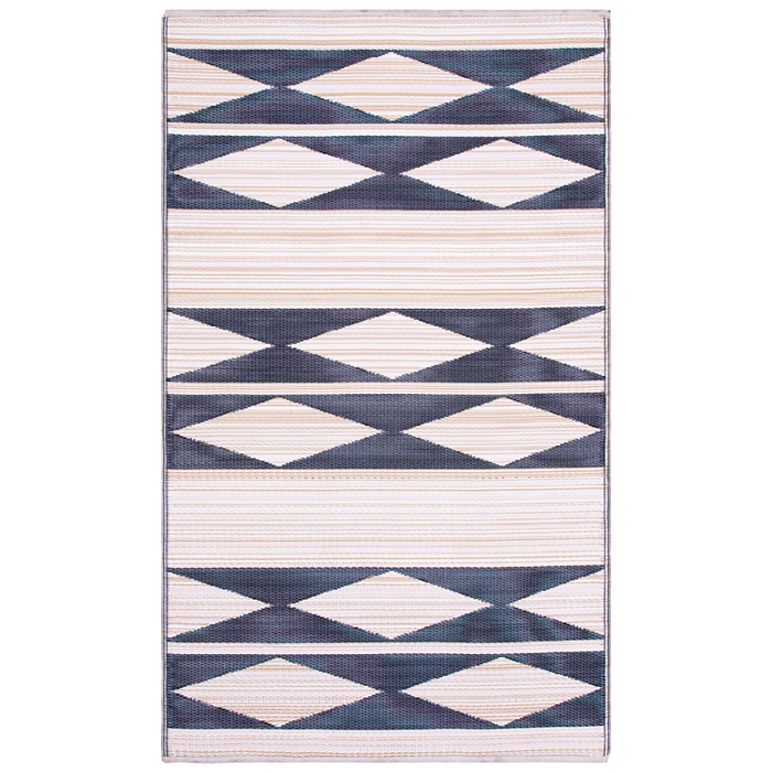 Fab Habitat 120x179cm Multicolour Cairo Modern Outdoor Recycled Plastic Rug
