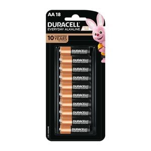 Duracell Everyday Alkaline AA Battery - 18 Pack