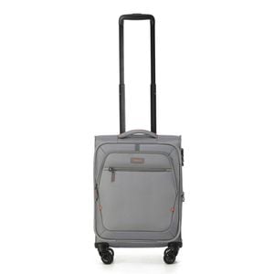 Tosca Luna Lite Soft Case Carry On Travelling Suitcase Small 52x34x23cm GRY/ORG