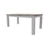 Plumeria Dining Table 190cm Solid Acacia Wood Home Dinner Furniture -White Brush