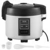 VEVOR Commercial Rice Cooker Black 9 Liter with Nonstick Inner Pot for Restaurant