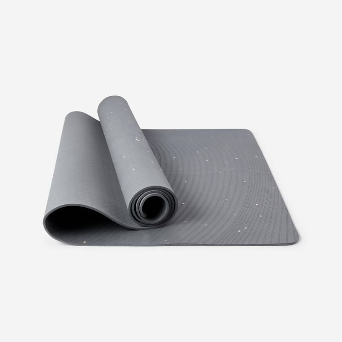 Decathlon - Light Yoga Mat Xl 200 X 75 Cm X 5 Mm - Grey - One Size
