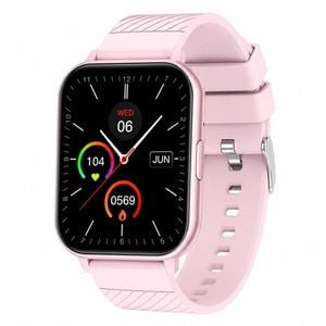 Smart Watch Bluetooth Call Fitness Tracker Heart Rate Blood Oxygen Monitor Lcd Display Pink