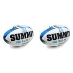 2PK Summit Global Advance Rugby Union Ball 3.0 Size 4 - Blue