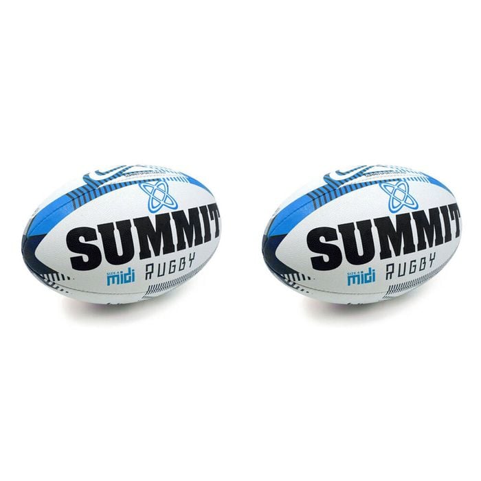2PK Summit Global Advance Rugby Union Ball 3.0 Size 4 - Blue