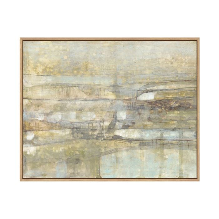 Artey | Pastel Scape II - Framed Canvas - Natural Frame - 40 x 50cm