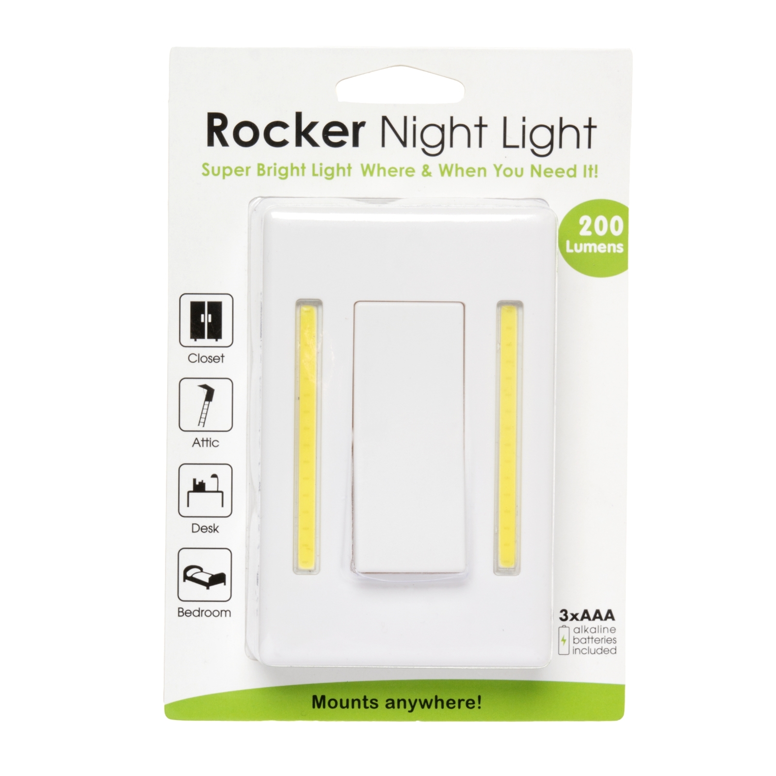 Lytworx White Rocker COB Nightlight