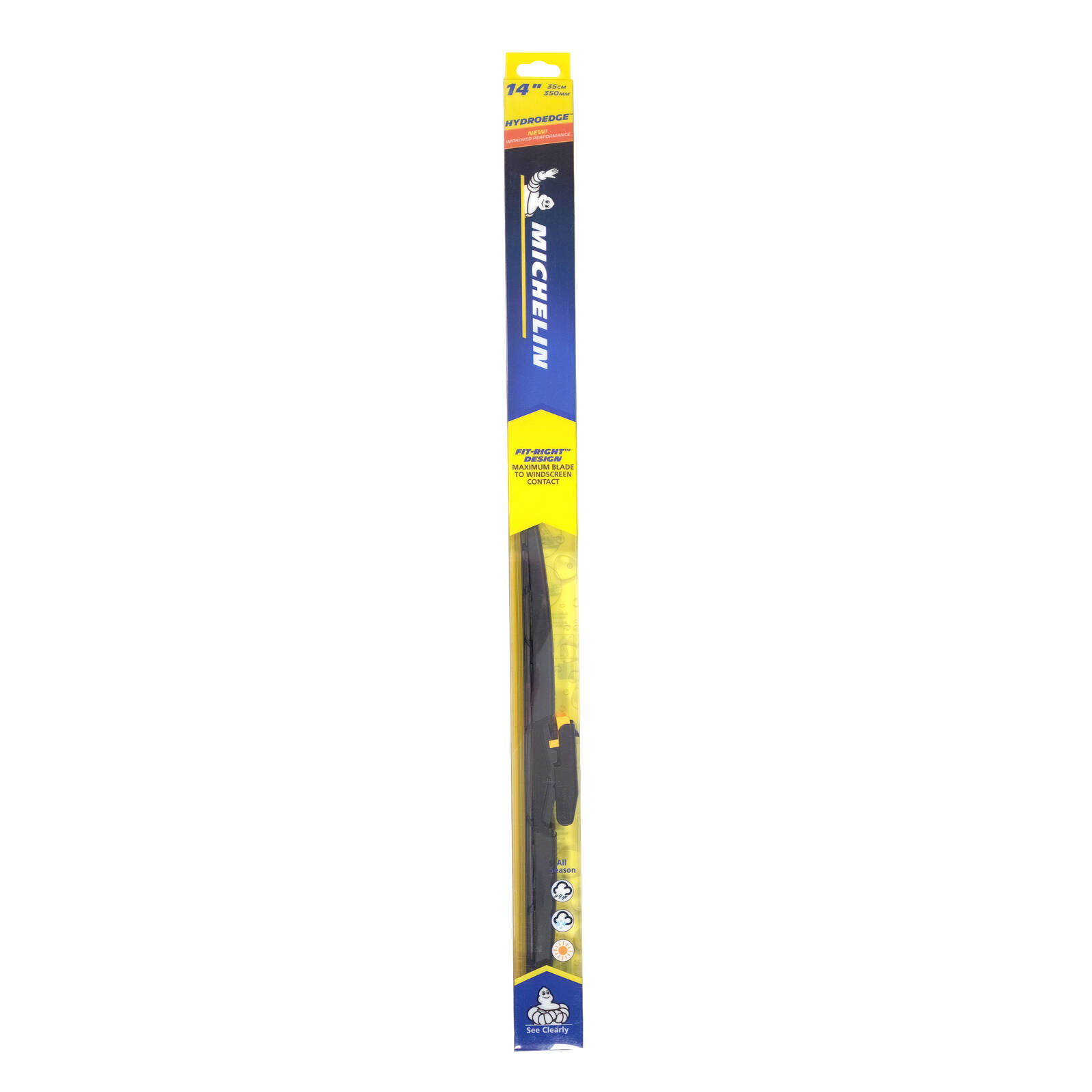 Michelin 14" 350mm Hybrid Wiper with Screen Blade
