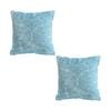SOGA 2X 50cm Blue Throw Pillows – Geometric Corded
