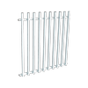 ProtectorAl 0350 - 1200 x 1200mm Pearl White Aluminium Pool Fence Panel Batten