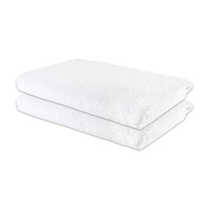 2PK Jason Commercial J-Dry Supreme Bath Sheet 90x180cm - White