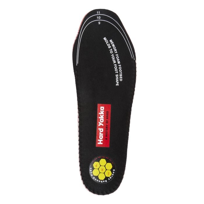 Hard Yakka Black ERP Footbed - Size 12-14