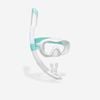 Decathlon | Adult's Snorkelling Kit 100 Comfort Mask And Drytop Snorkel White - Eu L