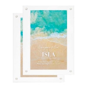 Cooper & Co. Isla set of 2 15x11cm Acrylic Photo Frames