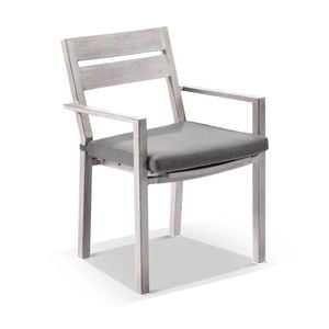 Outdoor Aged Teak Look Tahitian Aluminium Dining Chair