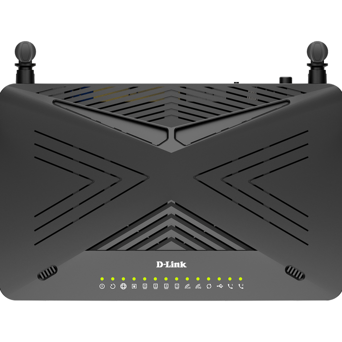 D-Link DSL-X3052E AX3000 Wi-Fi 6 VDSL2 / ADSL2+ Modem Router with VoIP ...