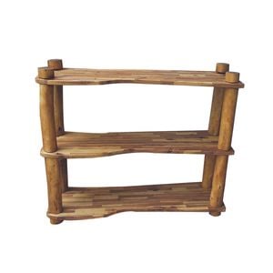 Solid wood Three Tier Tree Shelf