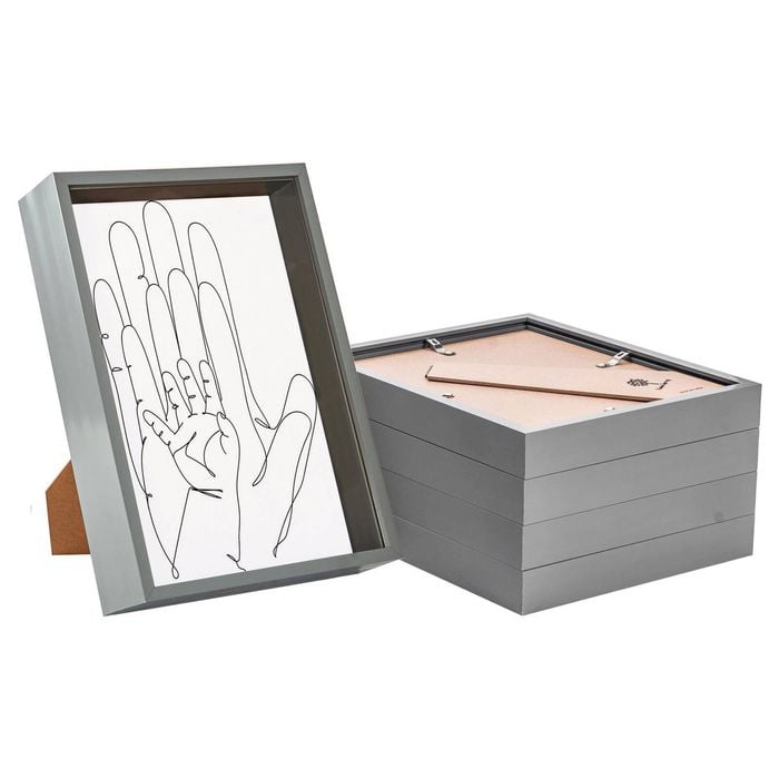 Nicola Spring 3d Deep Box Photo Frames - A4 (8 X 12") - Pack Of 5