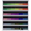 Ufurniture Wall Mount Nail Polish Organizer 6-Tier Wood Paint Display Stand w/Acrylic Baffle White