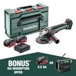 Metabo 18V Angle Grinder Kit WB 18 LT BL 11-125