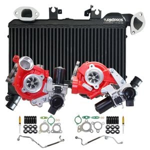 Gen1 High Flow Turbo+60mm Intercooler+oil Feed Pipe For Toyota Landcruiser 200 Series Vdj200 1vd-ftv 4.5l