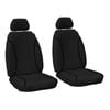 For Suzuki Jimny SUV 2018 - On TRADIES Black Canvas Front Seat Covers