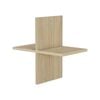 Flexi Storage Clever Cube 333 x 333 x 200mm Oak Modra Large 4 Section Divider