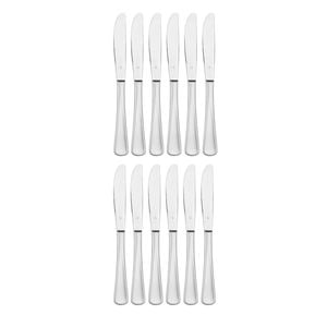 Tablekraft Elite Stainless Steel Table Knives - Set 12