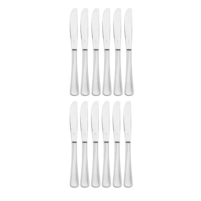 Tablekraft Elite Stainless Steel Table Knives - Set 12