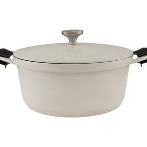 Maxwell Williams Cast Lite Non Stick Casserole Ecru 28cm Lightweight Cookware