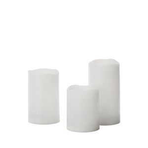 Rogue Elaris Solar Candle 3pcs Set -  7.5x7.5x14.7cm