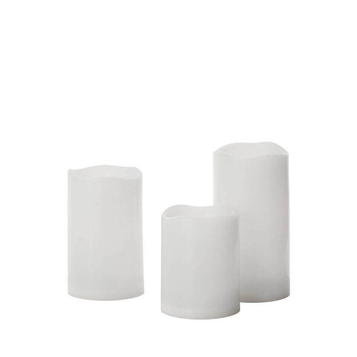 Rogue Elaris Solar Candle 3pcs Set -  7.5x7.5x14.7cm