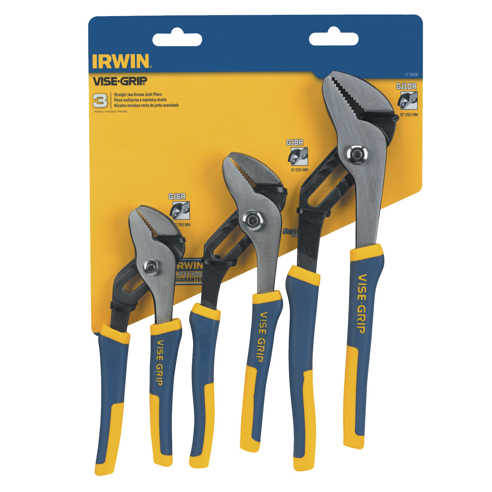 Irwin Vise-Grip Groove Joint Pliers - 3 Piece Set product image