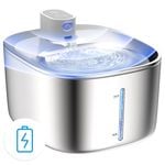 Advwin 4L Automatic Electric Pet Water Fountain Stainless