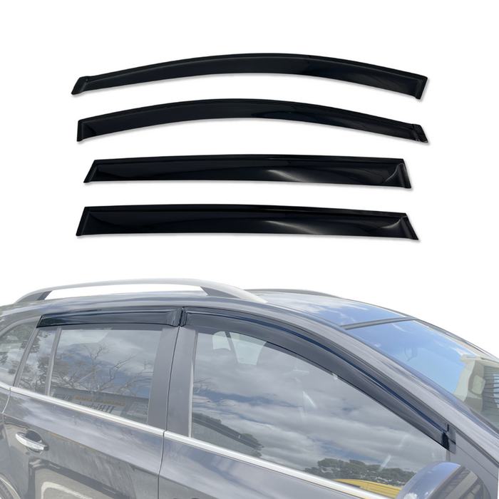 AUSGO Weather Shields for Holden Cruze Wagon 2009-2016 Weathershields Window Visors Wind Deflectors