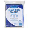 Monarch 2.6 x 3.6m Blue Plastic Drop Sheet