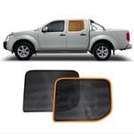 Rear Window Sun Shade for Nissan Navara D40 Dual Cab 2005-2015 Magnetic Car Sun Blind Mesh