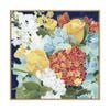 Artey | Midnight Florals II - Framed Canvas - Natural Frame - 64 x 64cm