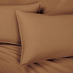 Gioia Casa Vintage Washed 100% Cotton Standard Pillowcase 2 Pcs - Rust