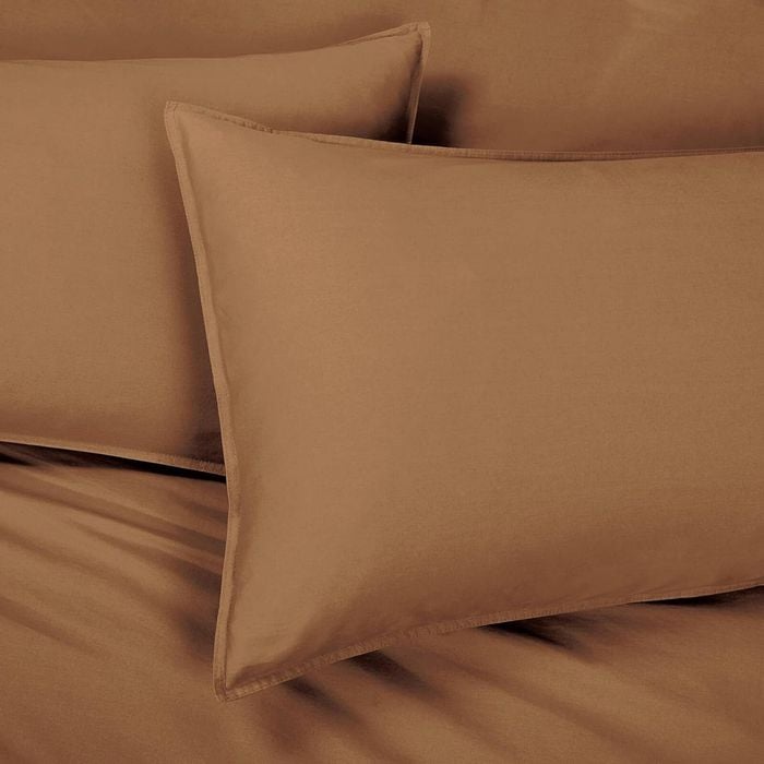 Gioia Casa Vintage Washed 100% Cotton Standard Pillowcase 2 Pcs - Rust