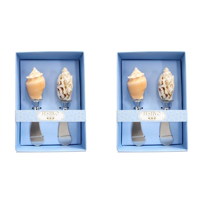 2x 2pc LVD Spreader Shell Handle Home Kitchen Serveware/Tableware
