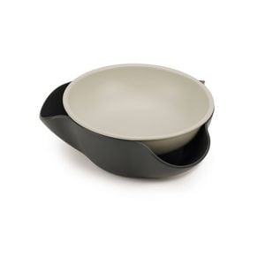 Joseph Joseph 17cm Double Dish Snacks/Olives/Nuts Stacked Bowl Servingware Grey
